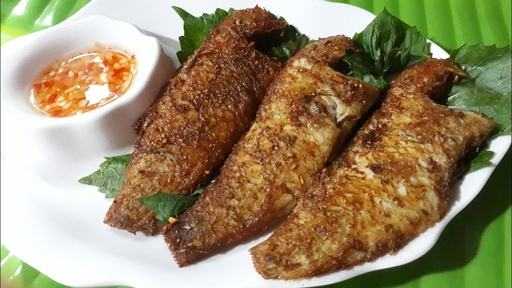Cá Mó chiên sả ớt