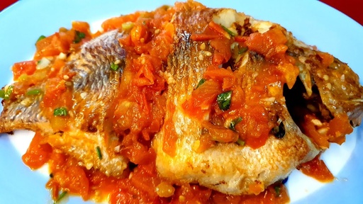Cá diêu hồng sốt cà chua