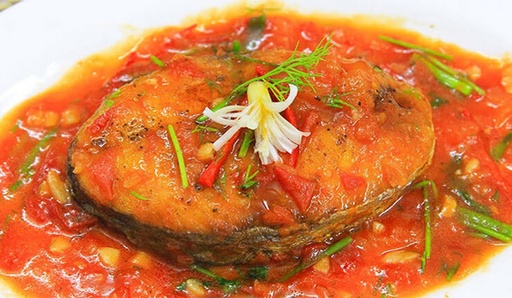 Cá thu chiên sốt cà